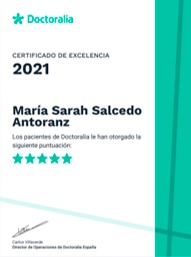Certificado Excelencia Doctoralia 2021